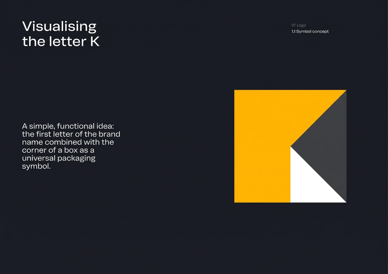 Kaspack: The K-shaped symbol.