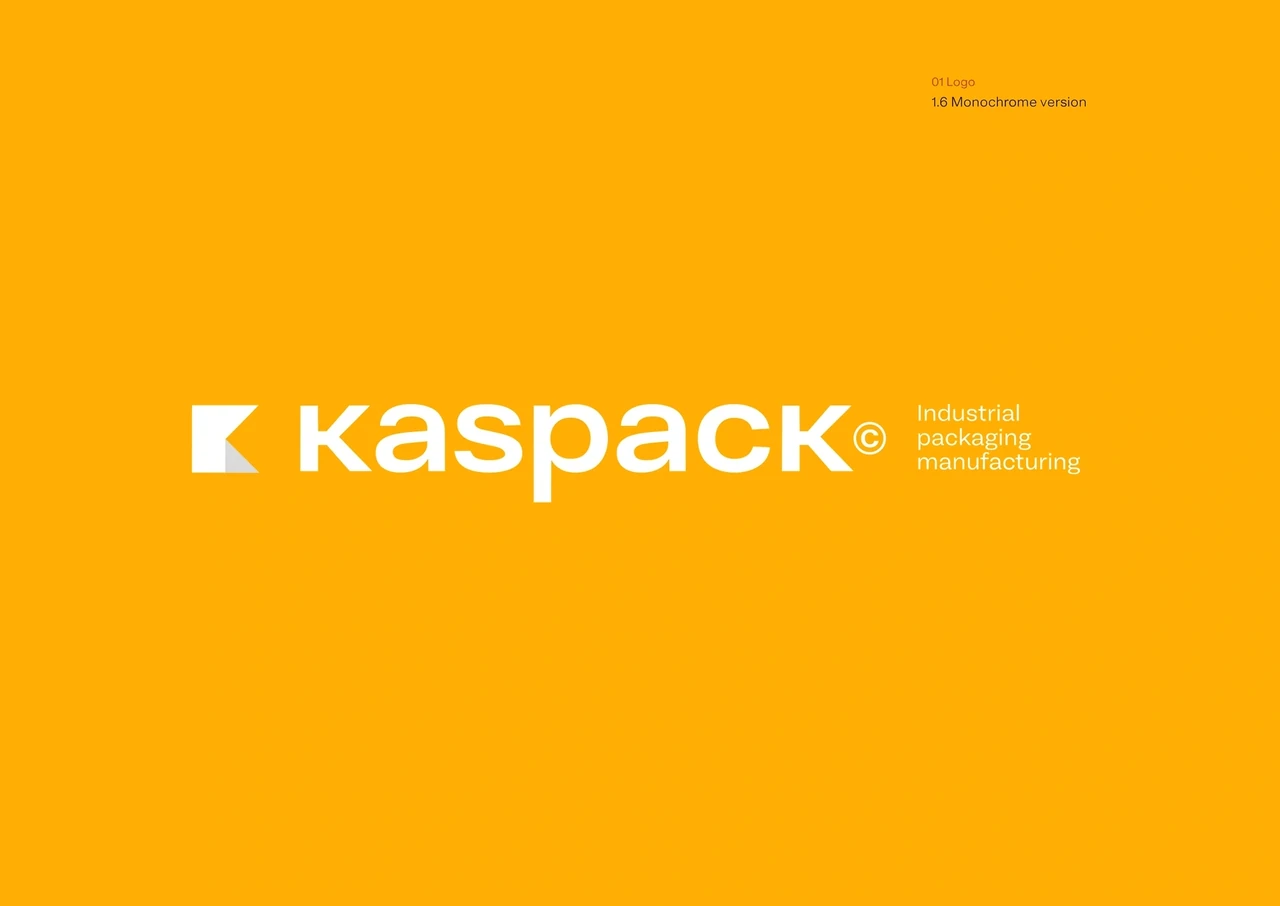 Kaspack: A reversed version on yellow.