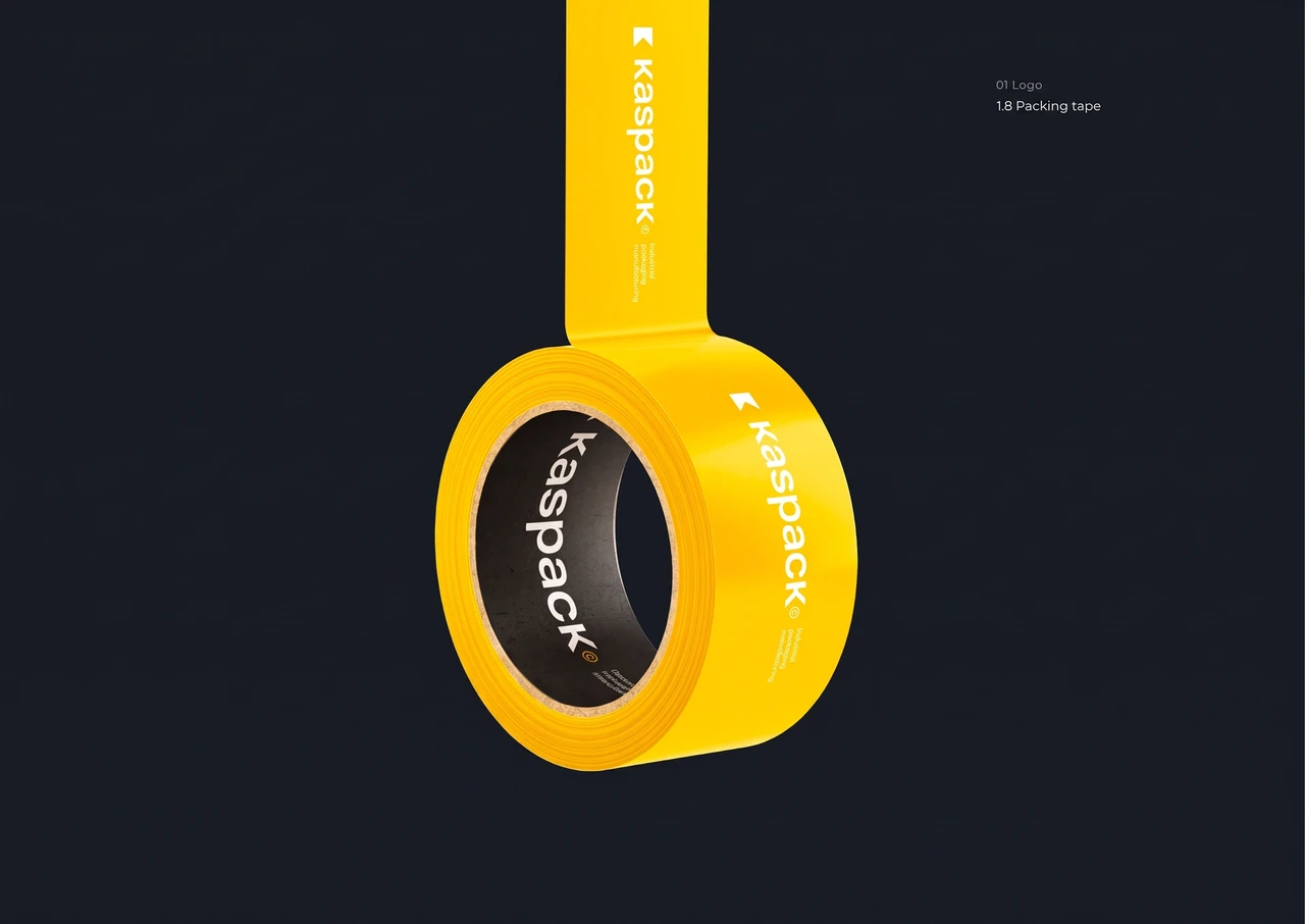 Kaspack: The mark applied to packaging tape.