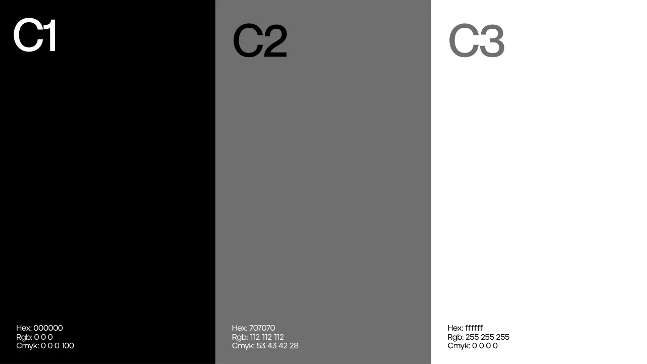 Max and Mark: The black, grey and white palette.