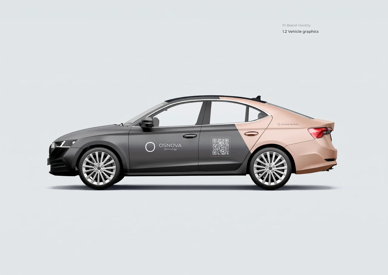 Osnova: The identity applied to a car.