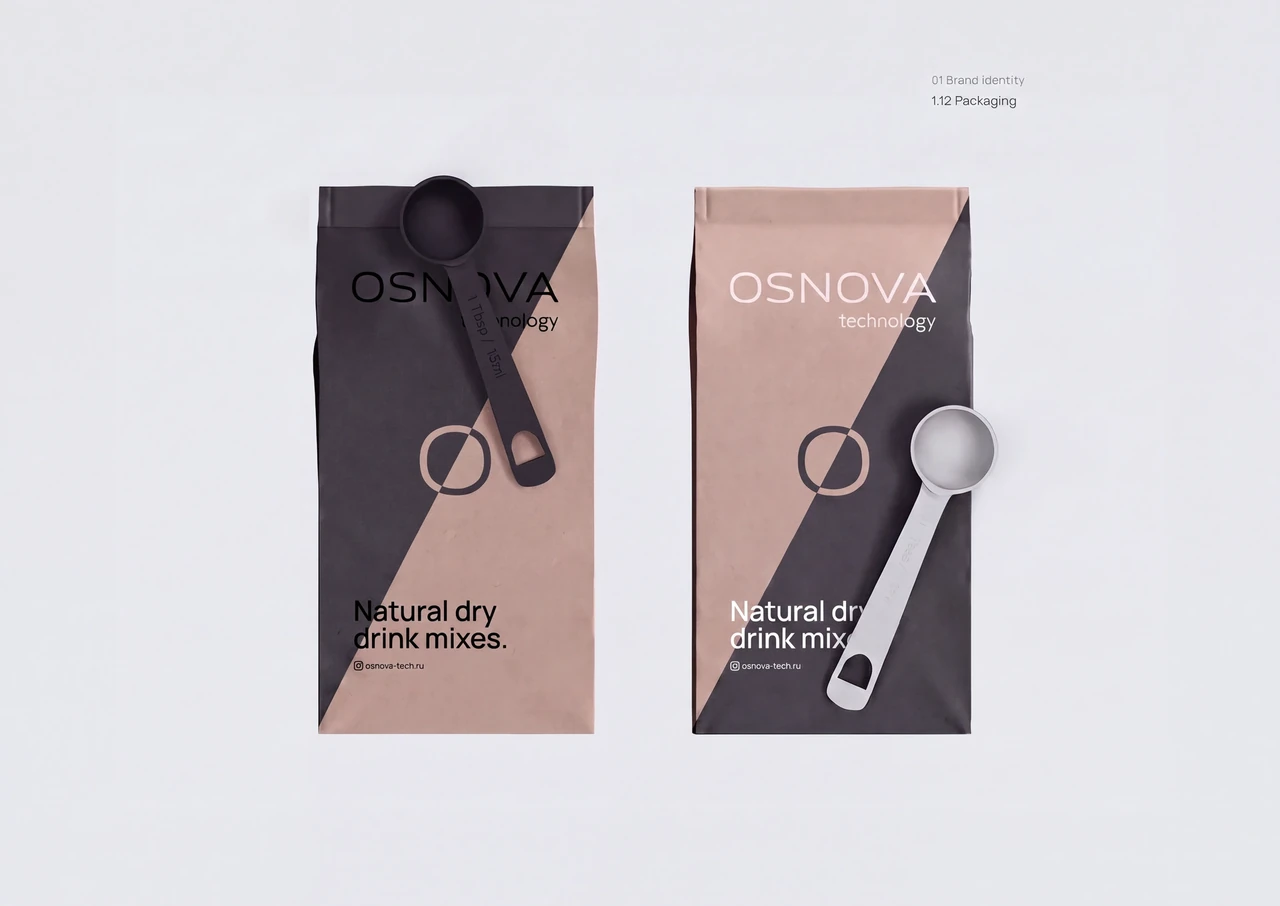 Osnova: Product packaging and a measuring tool.
