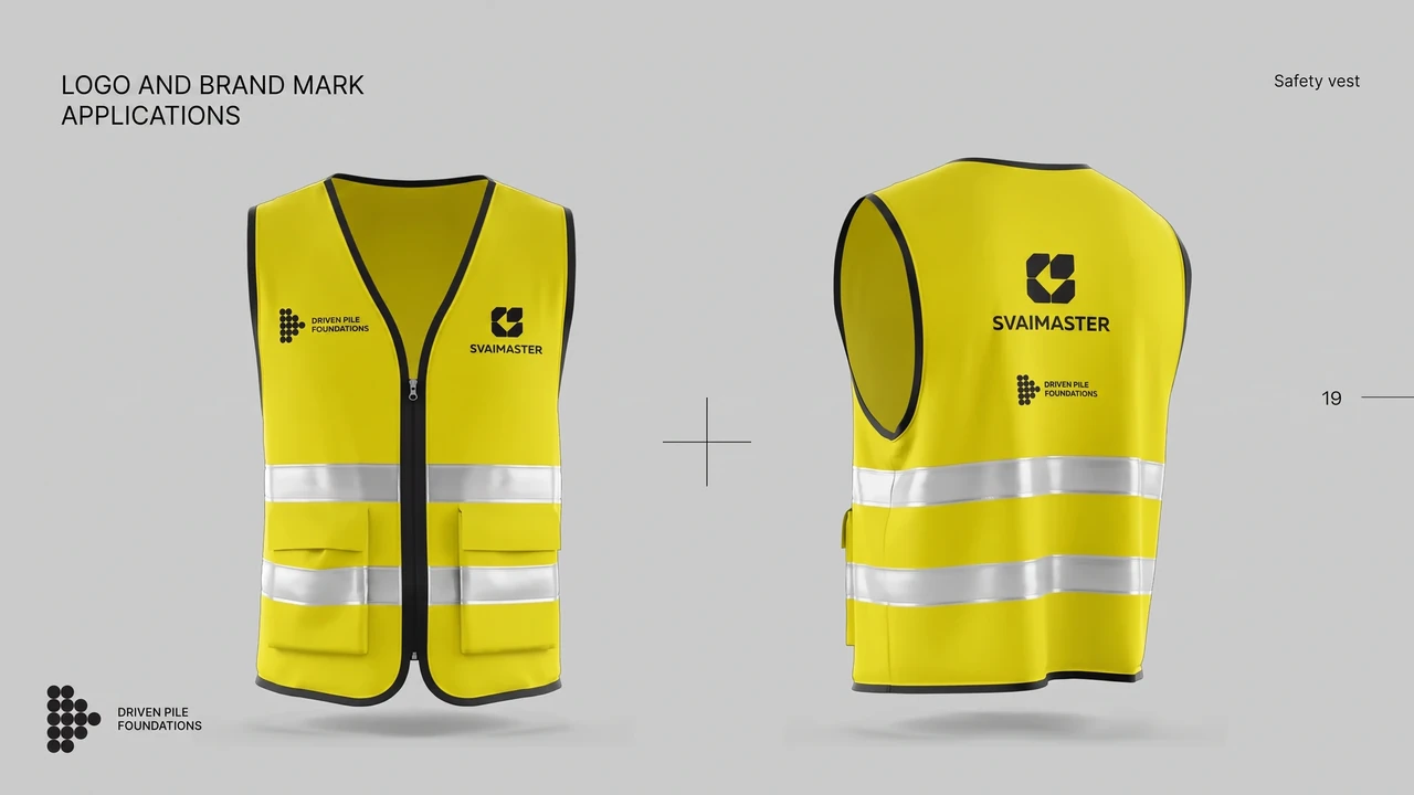 Svaimaster: High-visibility vest applications.