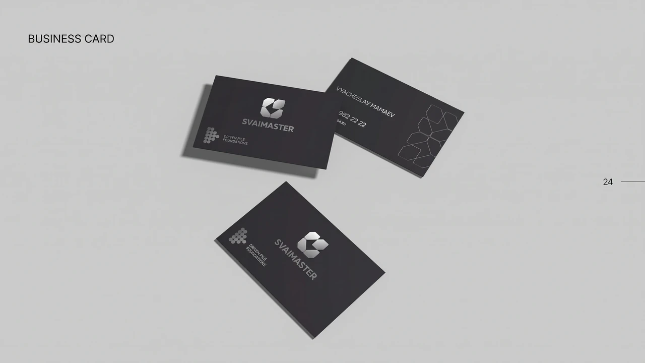 Svaimaster: Business card applications.